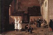 LAER, Pieter van The Flagellants sg oil painting on canvas